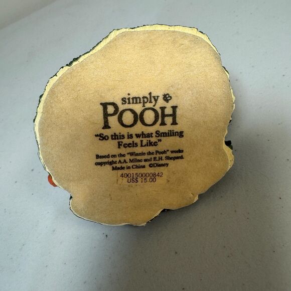 Vtg Disney Simply Pooh So This Is What Smiling Feels Like Eeyore Tigger Figurine - Picture 5 of 8